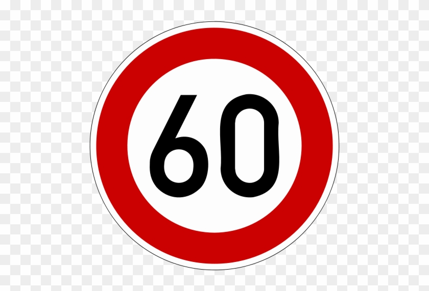 Maximum 60 Kph - Maximum Speed Limit 60 #850333