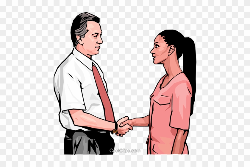 Business Greeting, Handshake Royalty Free - Aperto De Mão Clipart #850454