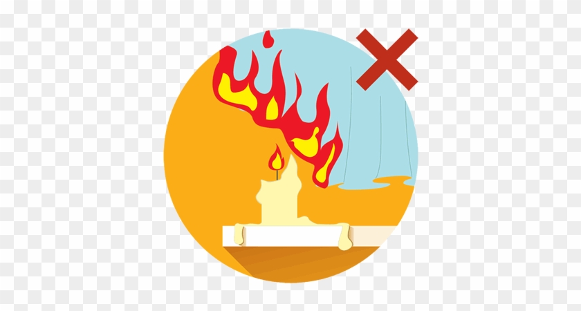 Lights Can Become Hot And Candles Can Cause A Fire - Fire 1on1 #850523