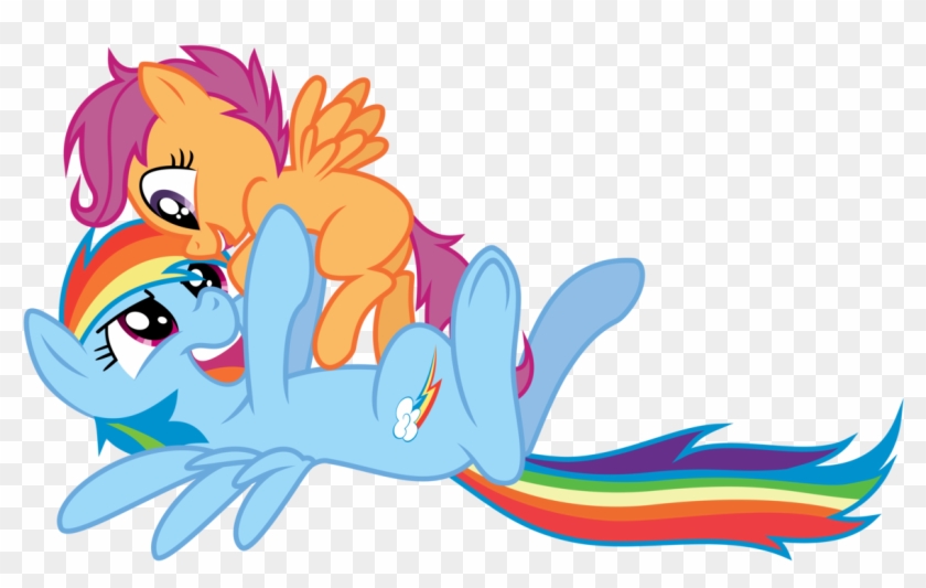 It Has Been Six Years Since Pony Began, And A Lot Can - Rainbow Dash And Scootaloo #850626
