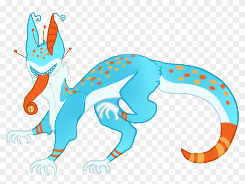 Alien Cat Lizard Adopt By Cutebudgies - Cartoon #850716