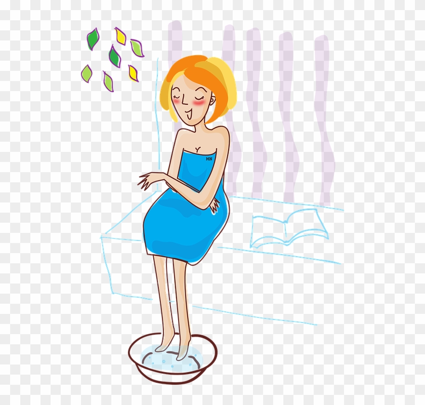 Collection Of Cartoon Spa Cliparts - Escalda Pés Desenho #851277