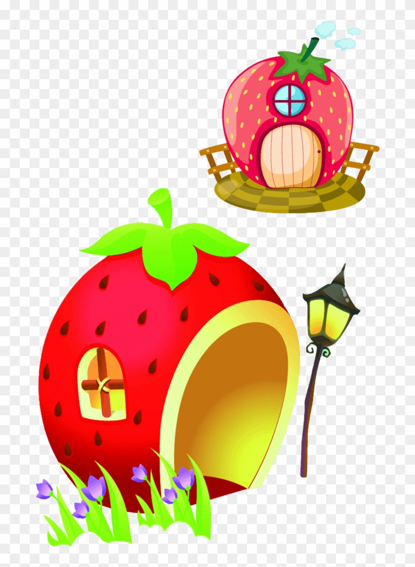 98，可使用adobe - Cartoon Fairy House #851399