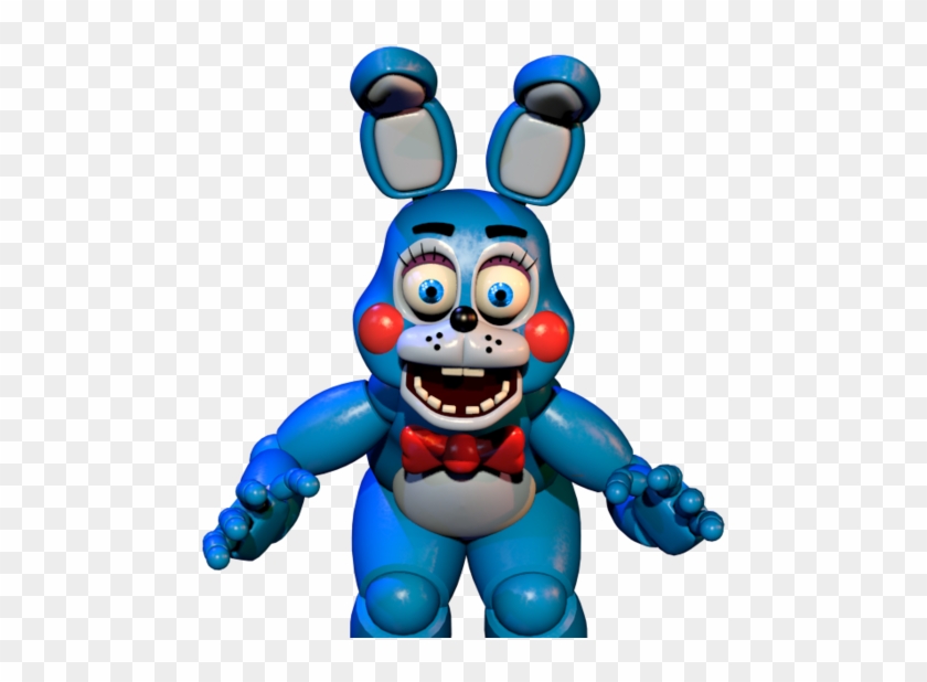Fnaf 2 Toy Bonnie With Blue Eyes By James2002dj - Toy Bonnie Jumpscare Gif #851418