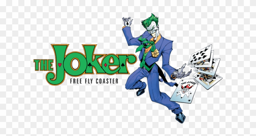 Six Flags Group Transportation - Joker Free Fly Coaster Logo #851522