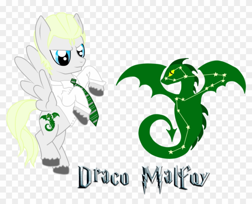 Draco Malfeu Draco Malfoy Pony Harry Potter Rainbow - Cartoon #851542
