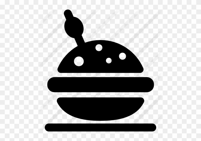 Hamburguesa En Silueta #851708