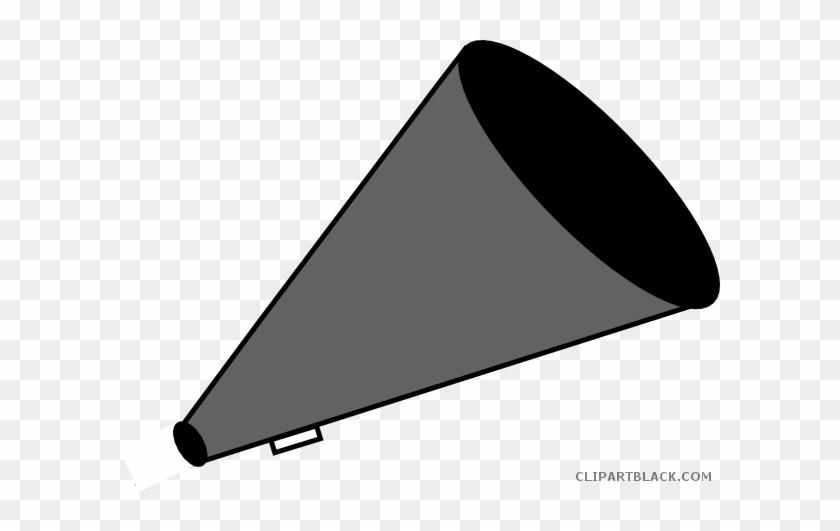 Gray Megaphone Tools Free Black White Clipart Images - Clip Art #852054