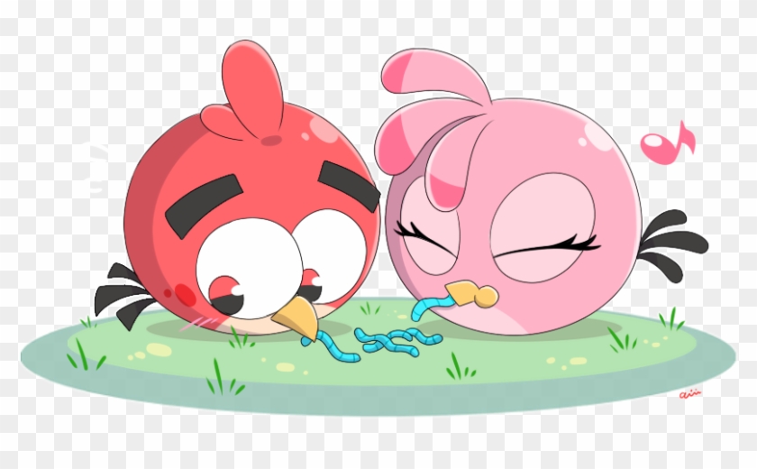 Red Bird, Pink Bird By Jgu112 - Red #852123