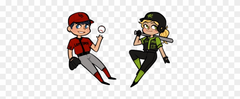 A Baseball Au - Cartoon #852443