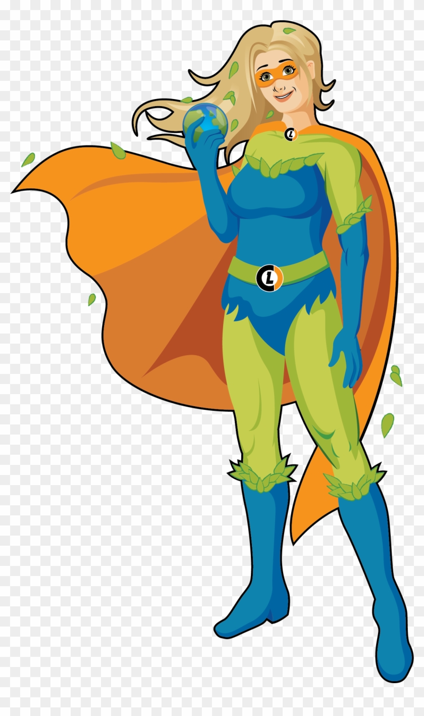 Eco Mom Uses Her Super Strength And Determination To - Cartoon #852645