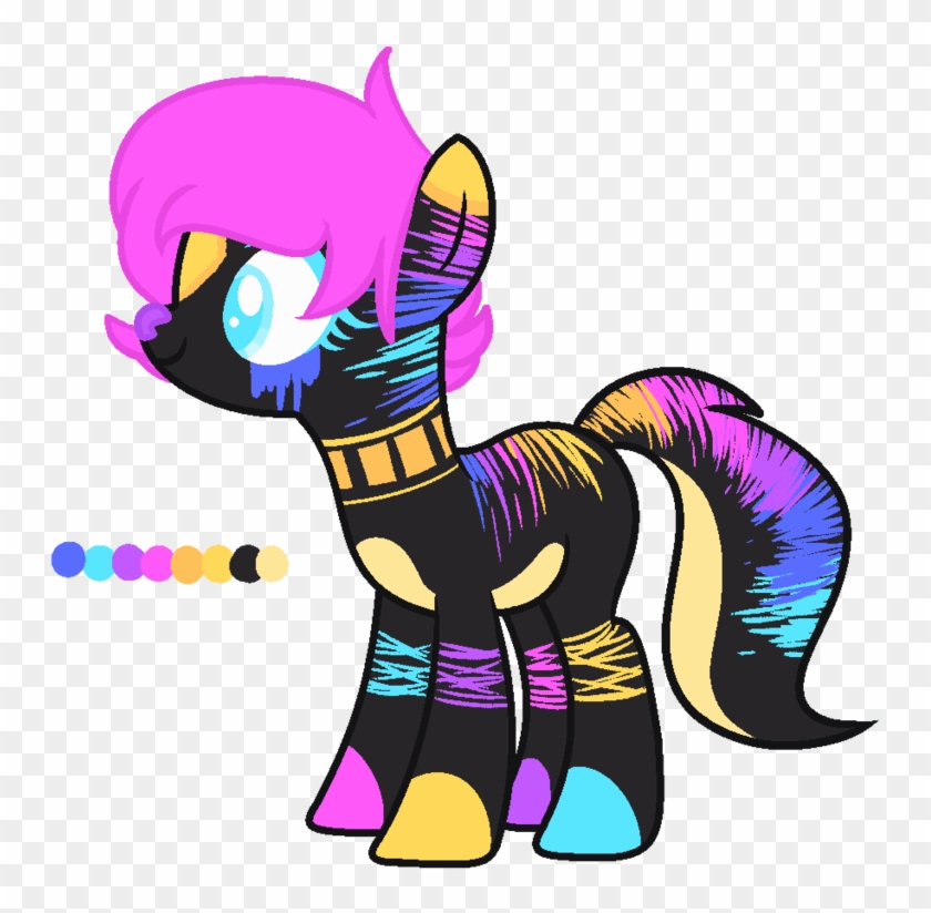 Paytony05 21 11 Neon Fox Pony By Paytony05 - Pony #853027