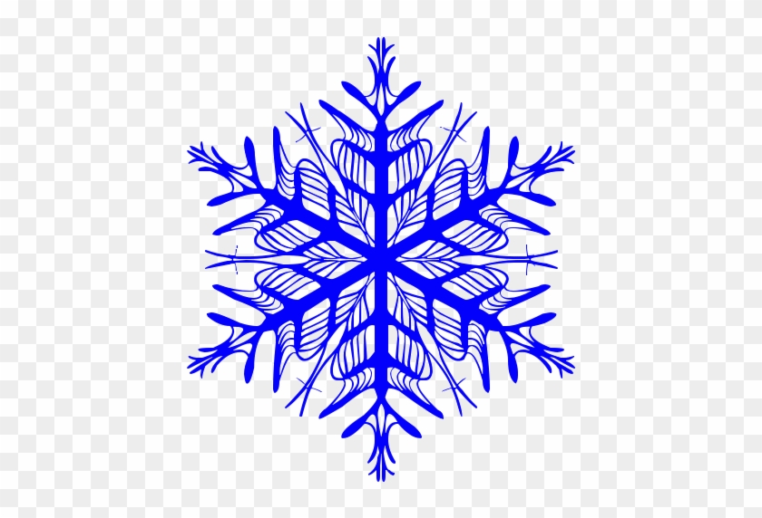 Blue Snowflake 37 Icon - Navy Blue Snowflake #853168