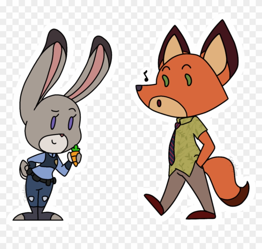 Judy And Nick Stickers By Imaplatypus - Sticker #853423