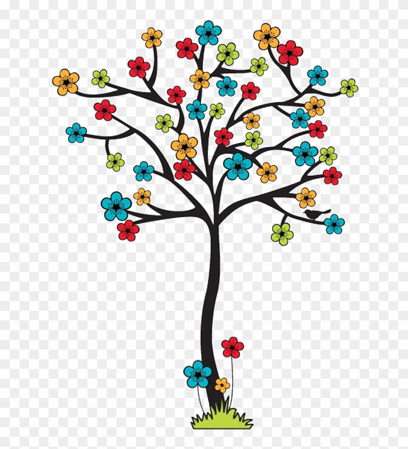 Arboles Con Flores Dibujos #853807