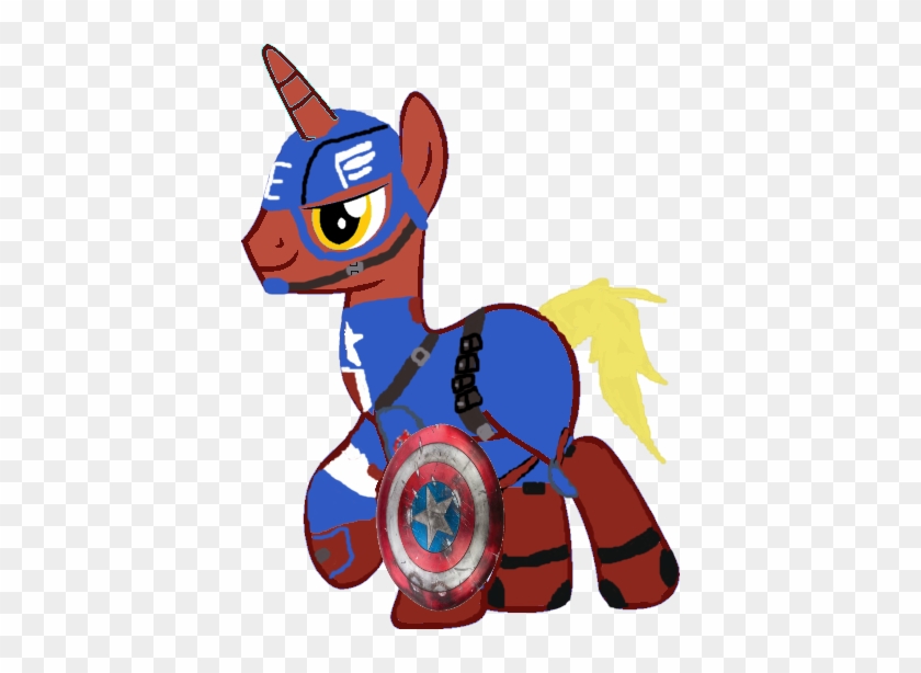 Captain Equestria By Aurahero7 - Cartoon #854564