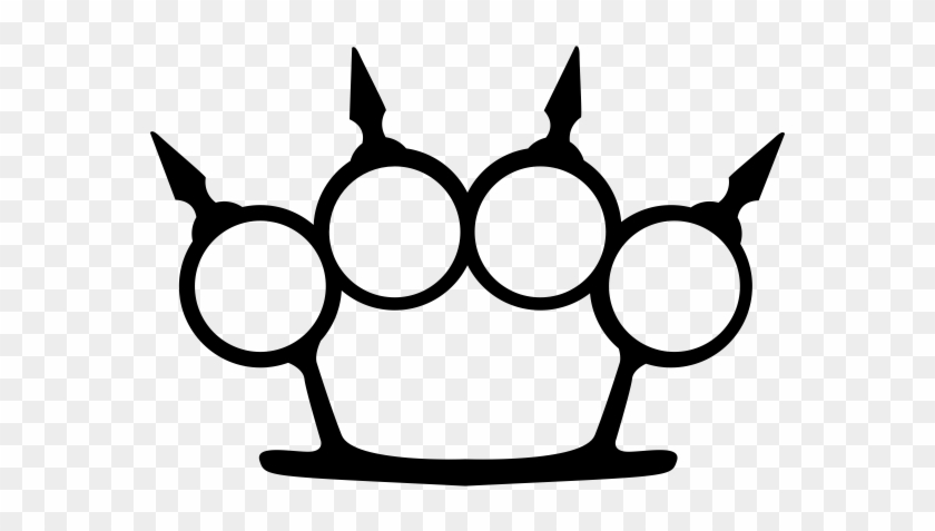 Brass Knuckles Rubber Stamp - Brass Knuckles Vector #854983