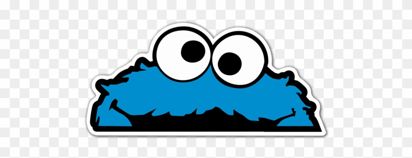 Cookie Monster Clipart Transparent Background - Pegatina Monstruo De Las Galletas #855116