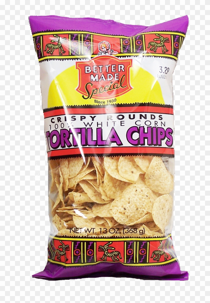 Better Made Special Tortilla Chips, Crispy Rounds, #855424
