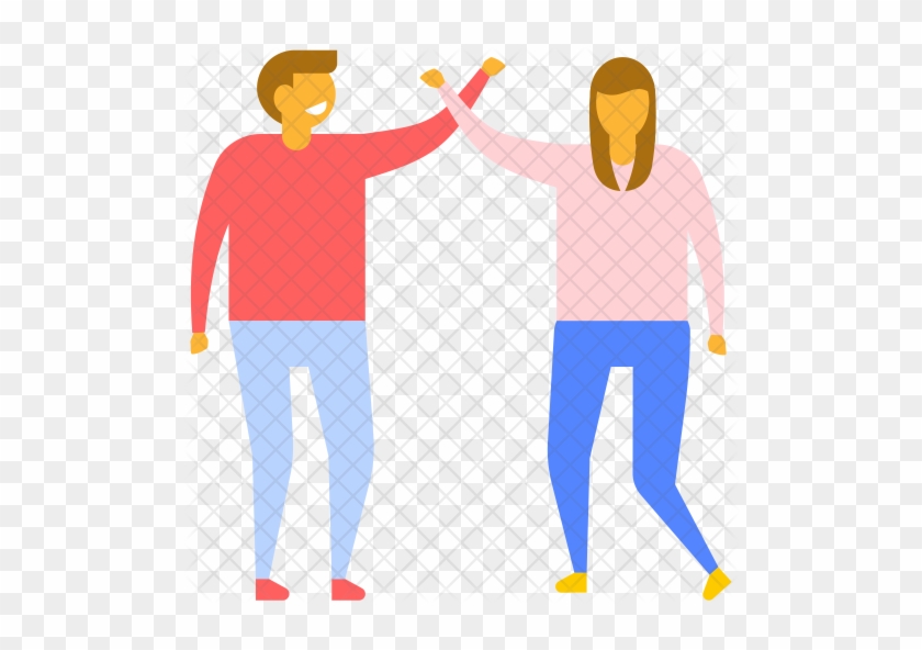 High Five Icon - Happiness #855469