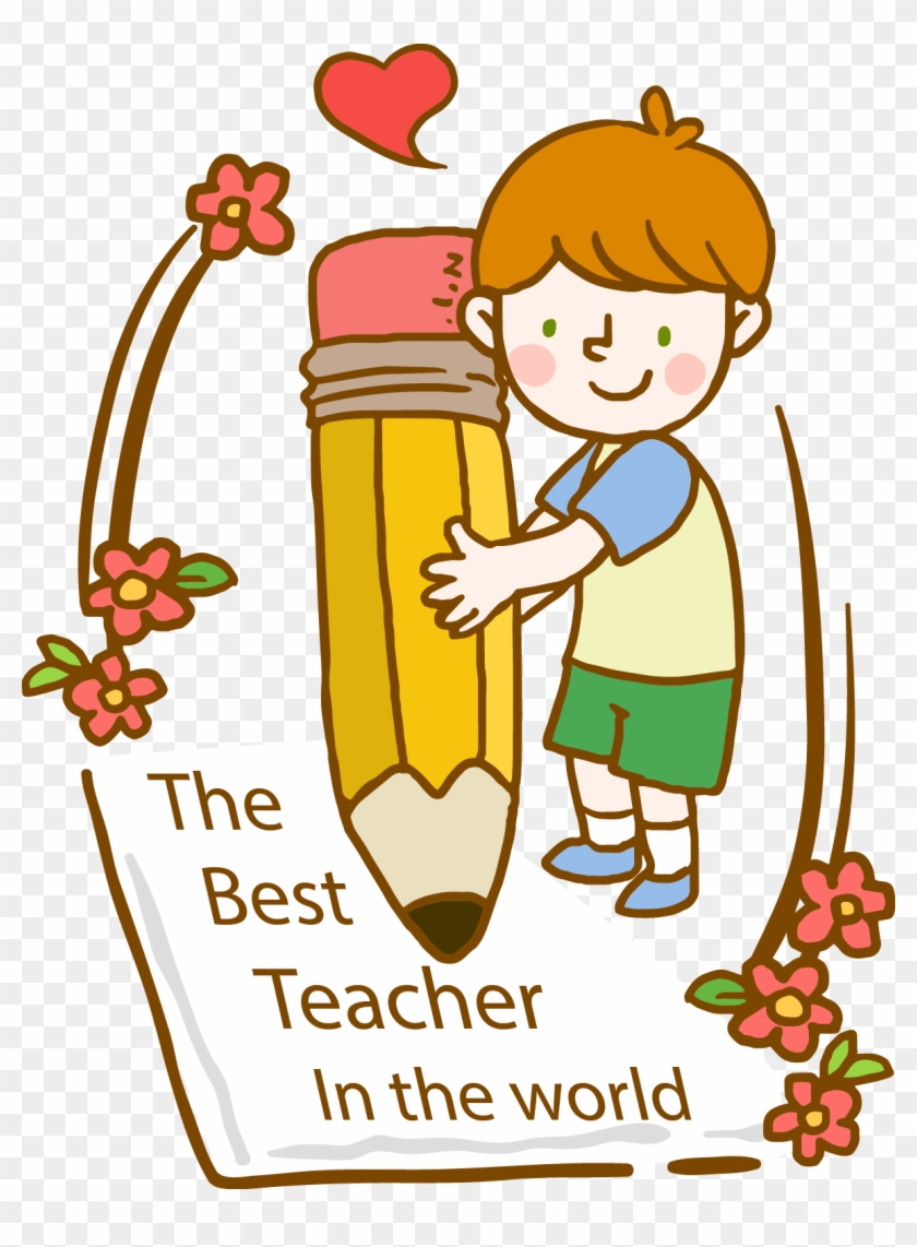 Student Teachers Day Euclidean Vector Clip Art - Edebiyat Hocasina Öğretmenler Günü Hediyesi #855503