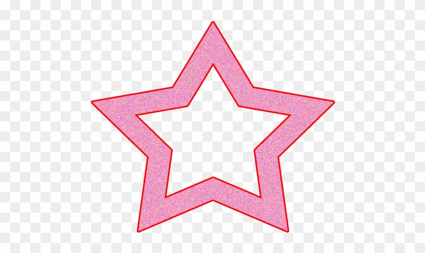 Pink Star Logo Shape By Starlightparisedits - Pink Star Png #855622