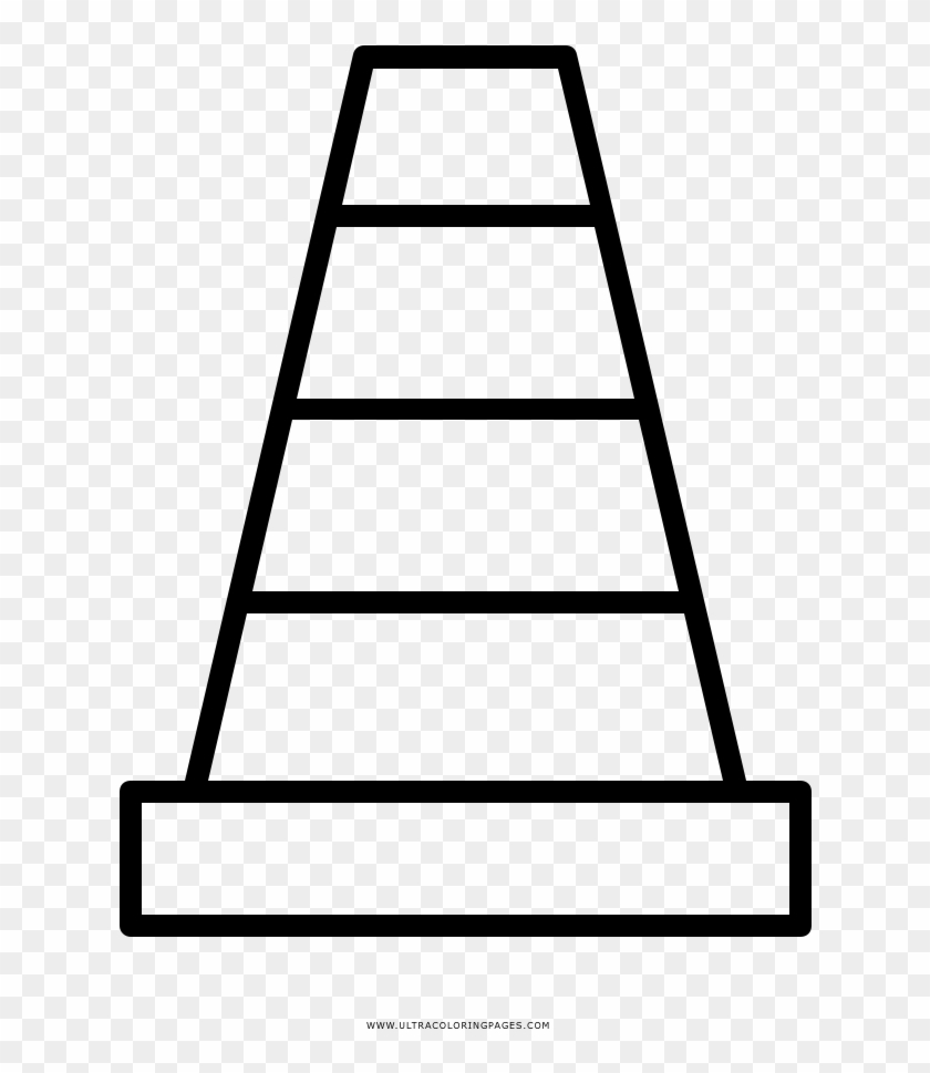 Traffic Cone Coloring Page - Traffic Cone Coloring Page #855783