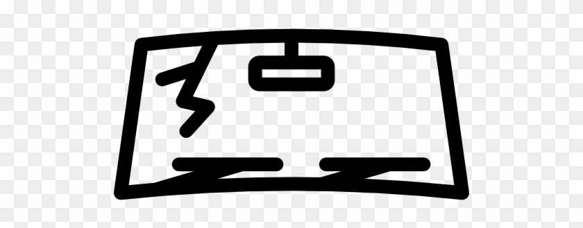 Cracked Windshield Icon - C & D Windscreens #855846