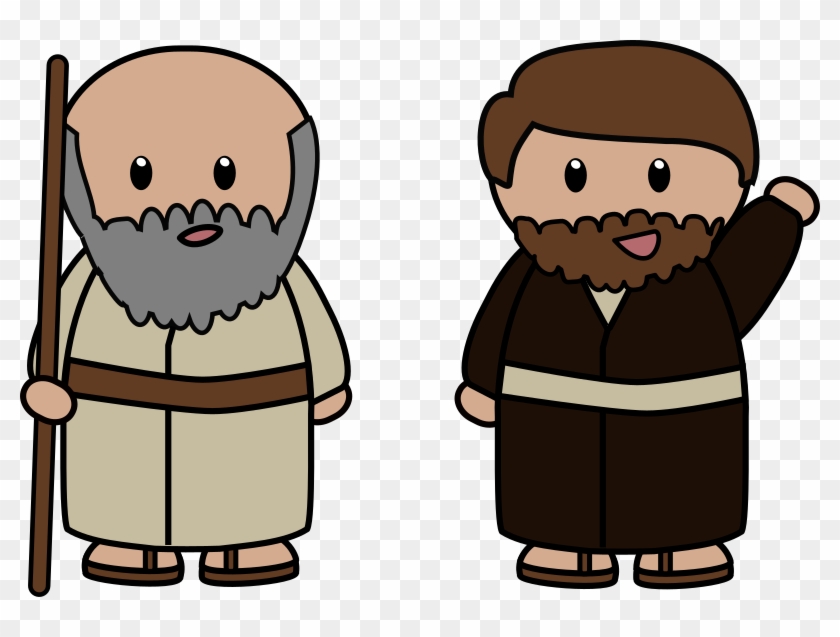 Paul Of Tarsus Clipart Icon Png - Cartoon Paul From The Bible #855850