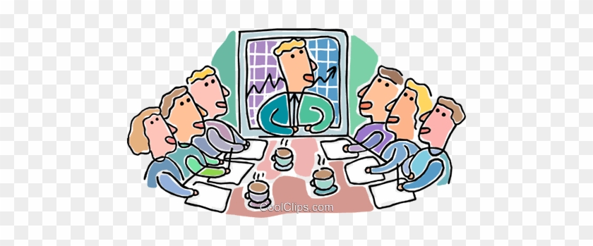 Clipart Meeting Cartoon Coolclips Vc005276 - Meeting Clipart Transparent #855961