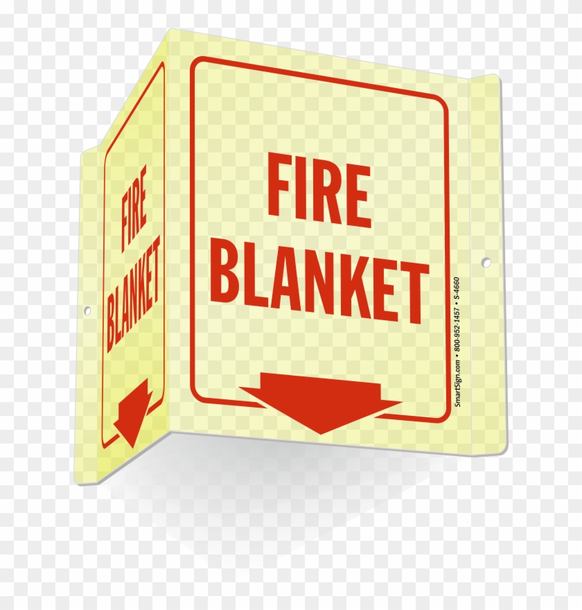 Zoom, Price, Buy - Smartsign By Lyle S-4660-avg-06 Fire Blanket Projecting #856012