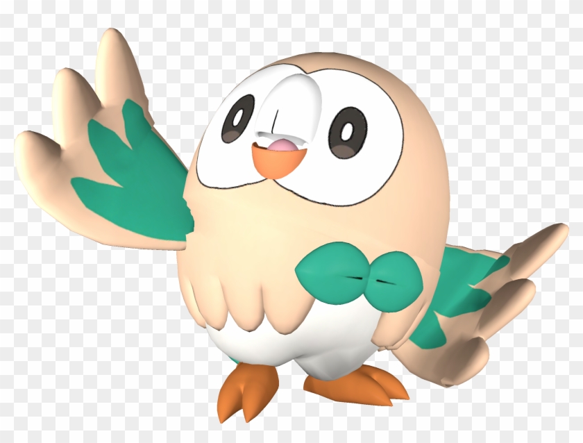 Rowlet - Cartoon #856174