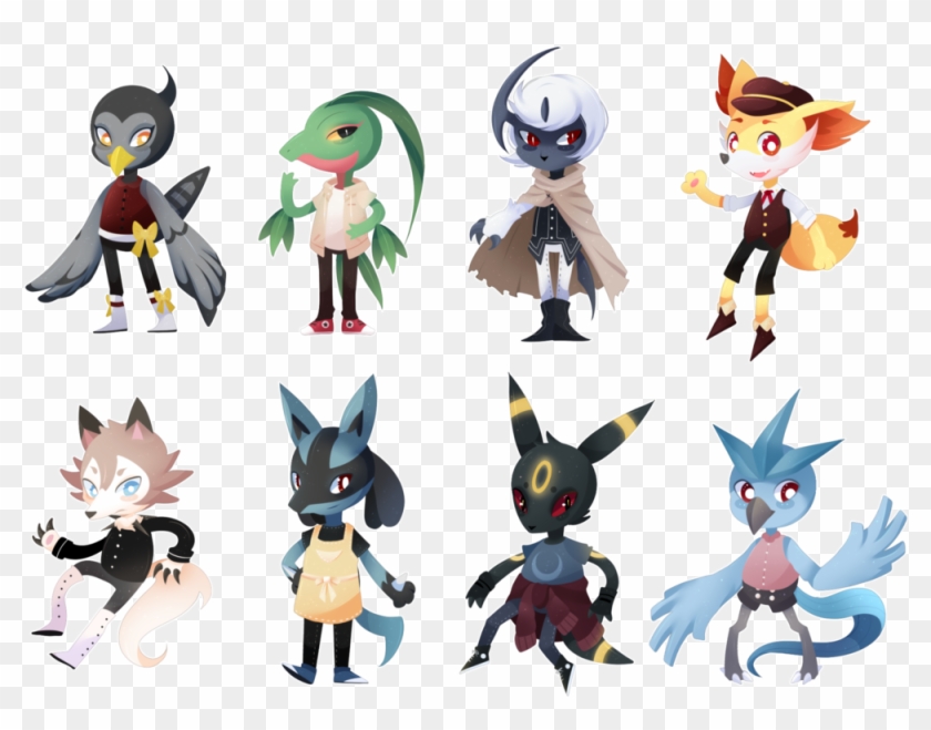 Pokemon Anthros [1/8 Open] By Eeluminighty - Cartoon #856255