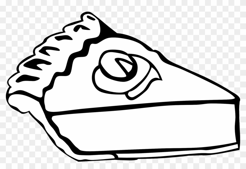 Cookie Clip Art Black And White - Pie Clipart Black And White #856309