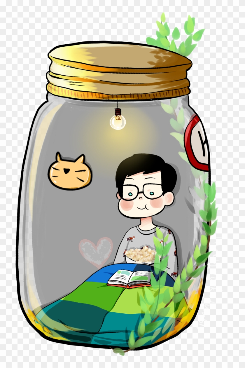 Mini Philip And Meme Mini Daniel In The Jar (and They - Dan And Phil In Jar #856325