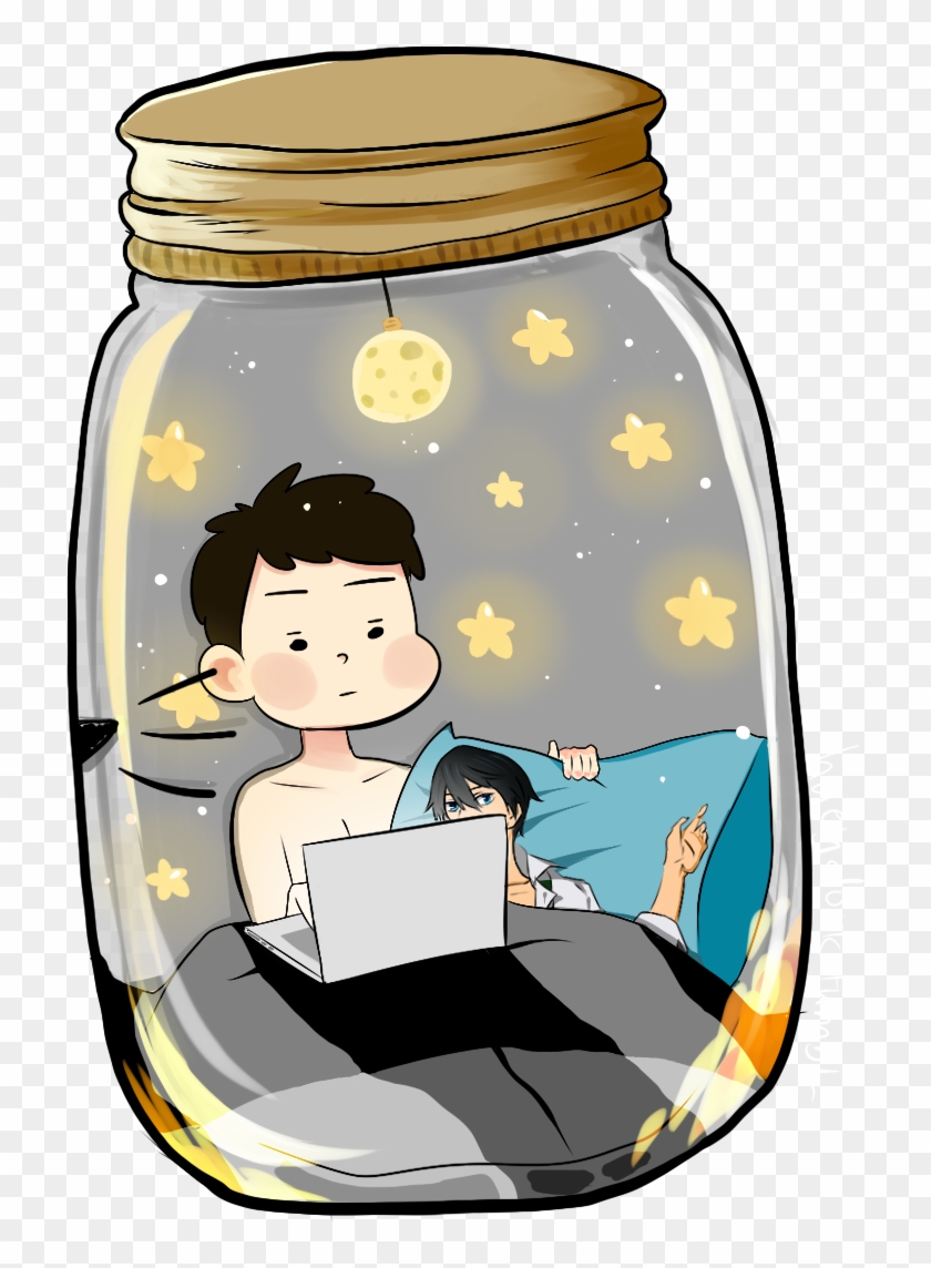 Mini Philip And Meme Mini Daniel In The Jar (and They - Dan And Phil In Jar #856327
