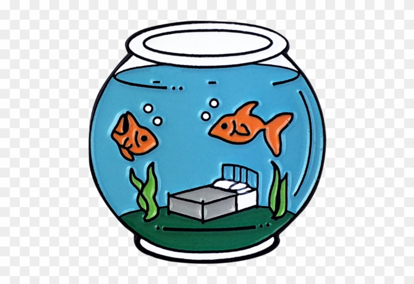 'sleep With The Fishes' Lapel Pin Hutchla - Lapel Pin #856398