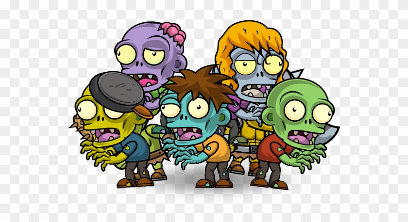 Zombie Enemies Character Set - Cartoon #856565