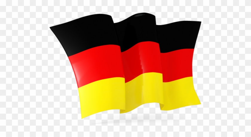 Illustration Of Flag Of Germany - German Flag Waving Png #856797