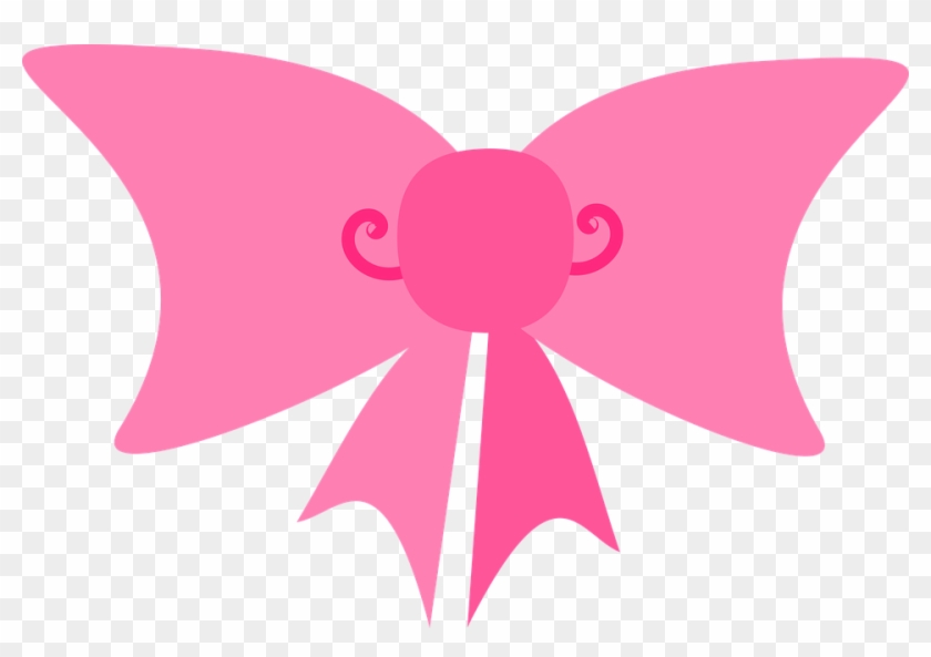 Pink Ribbon, Pink, Ribbon - โบว์ สีชมพู Png #856800