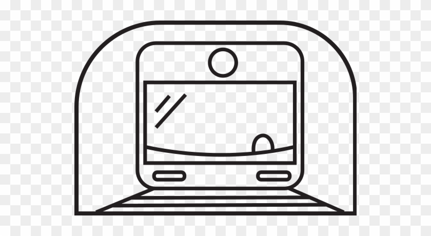 Train Coach Vector Icon Illustration - Line Art #856958