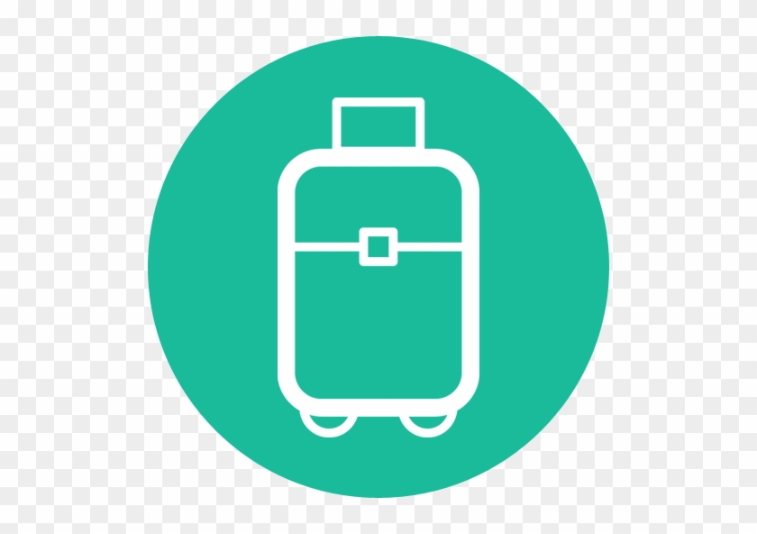 Suitcase Travel Flat Design Travel Icon Png Suitcase - Travel Icon Png #857138