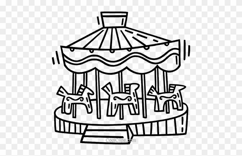 Amusement - Merry Go Round Clip Art #857569