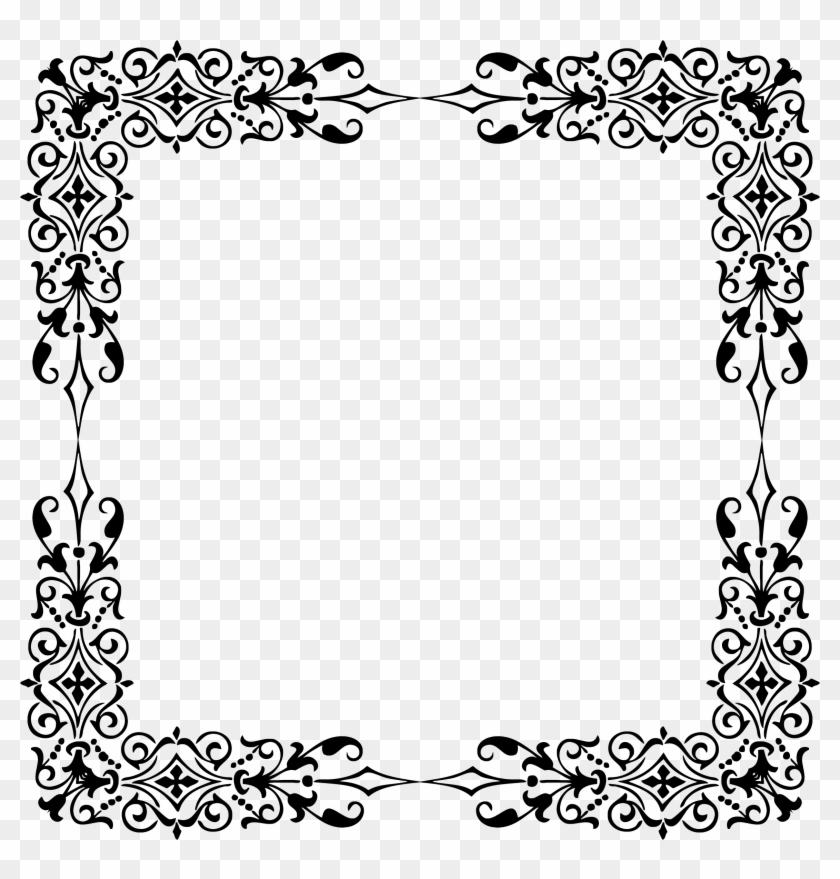 Big Image - Transparent Border Frame Victorian #857817