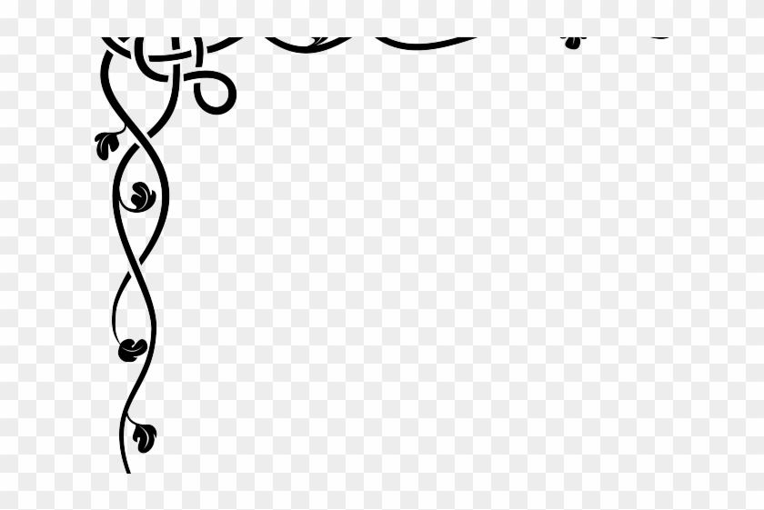 Decorative Border Clipart Vine - Simple Designs For Page Border #857905