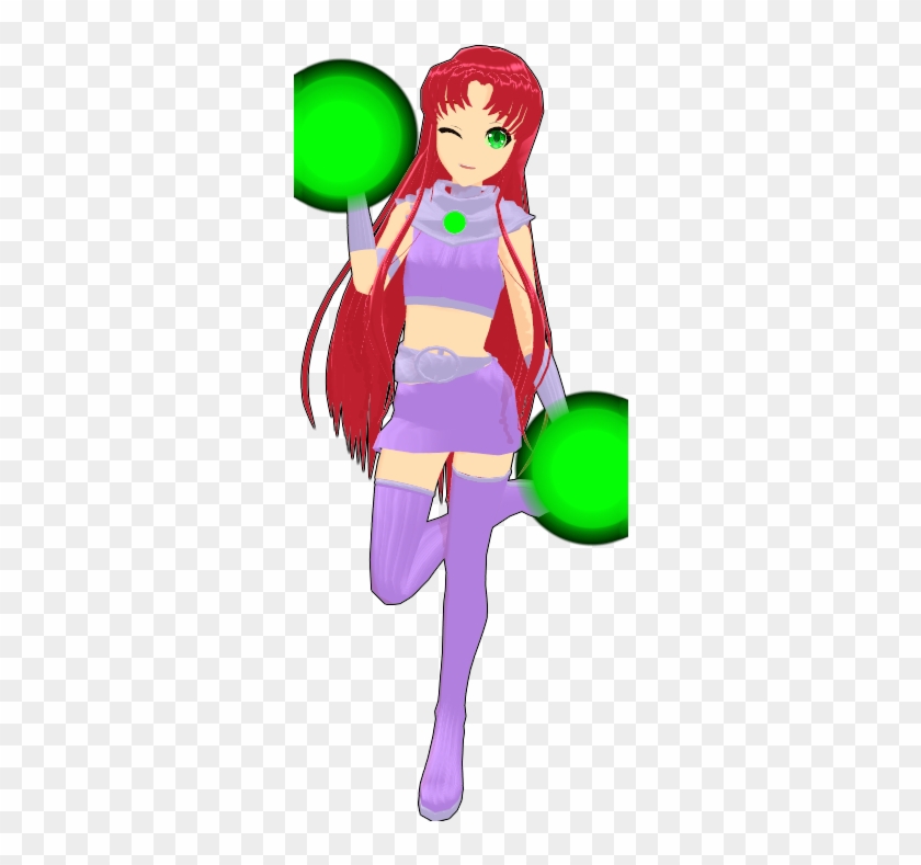 Mmd Rxnxd Starfire By Rinxneruxd - Mmd Teen Titans Starfire #857994