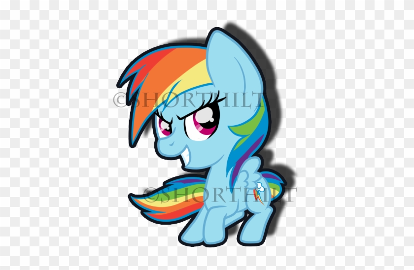 Rainbow Dash Chibi Chibi Rainbow Dash By X Short Hilt - Cartoon #858095