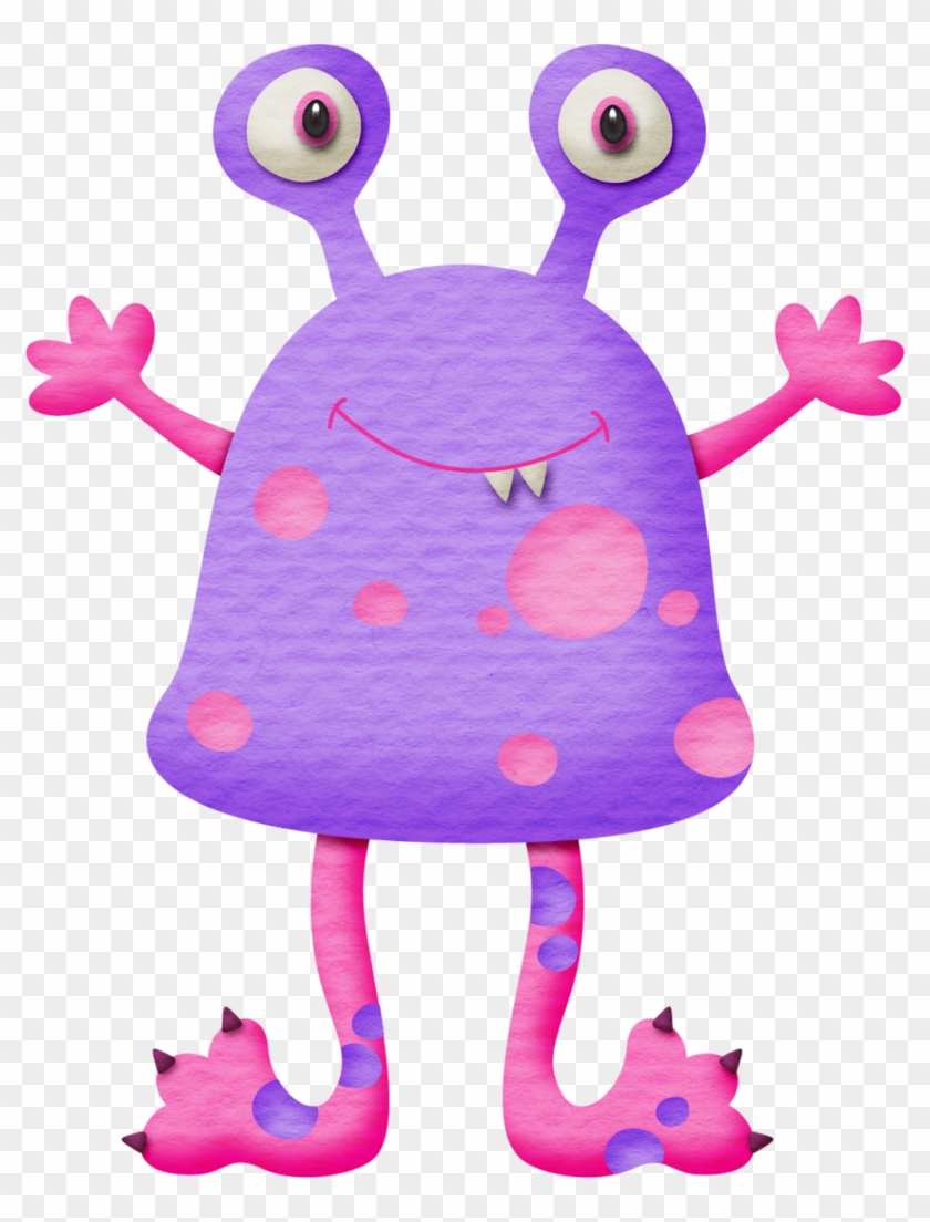 Purple Monster - Монстрики Клипарт #858230