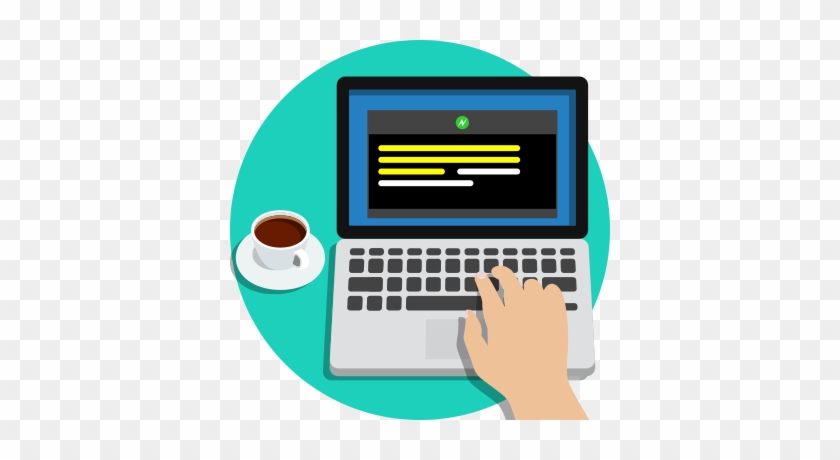 Image Showing Contacting Web Design Company - Typing Graphic #858288