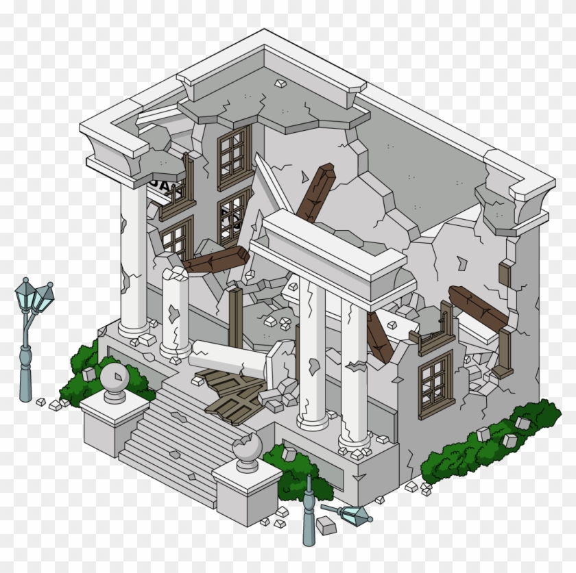 Building Cityhall Destroyed - Family Guy City Hall #858344